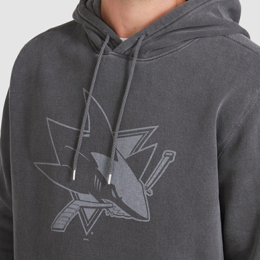 NHL San Jose Sharks Fanatics Made in Canada Pullover Hoodie - Black