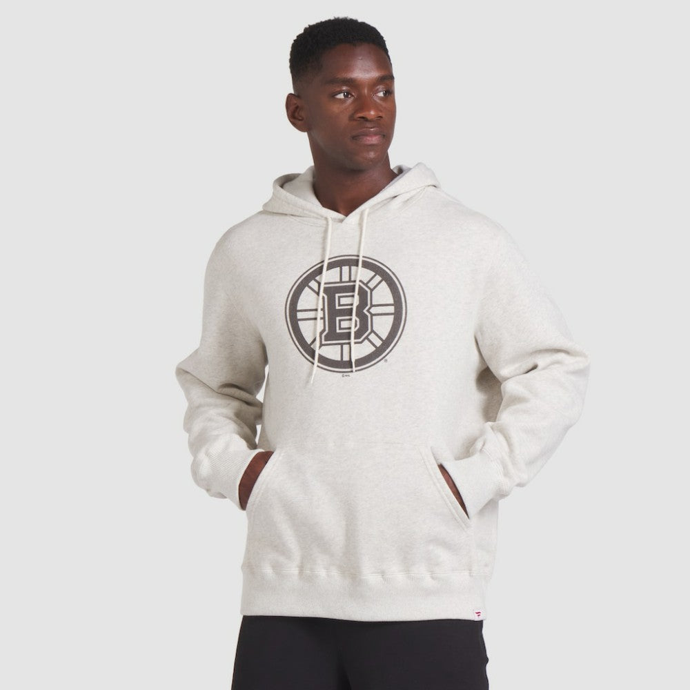 NHL Boston Bruins Fanatics Made in Canada Pullover Hoodie - Cream
