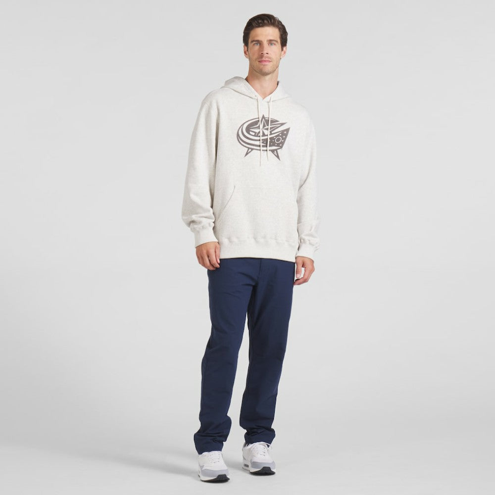 NHL Columbus Blue Jackets Fanatics Made in Canada Pullover Hoodie - Cream
