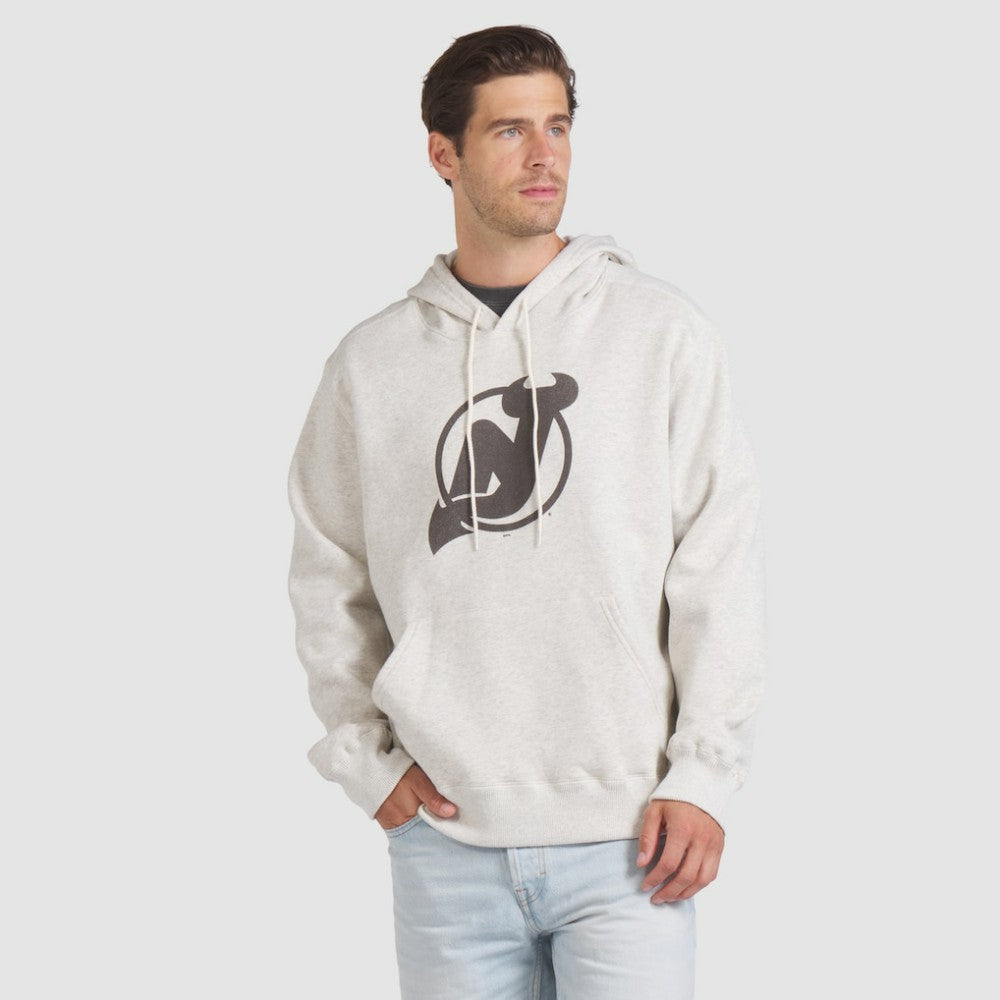 NHL New Jersey Devils Fanatics Made in Canada Pullover Hoodie - Cream