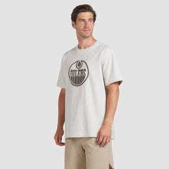 NHL Edmonton Oilers Fanatics Made in Canada T-Shirt - Cream