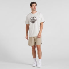NHL Edmonton Oilers Fanatics Made in Canada T-Shirt - Cream