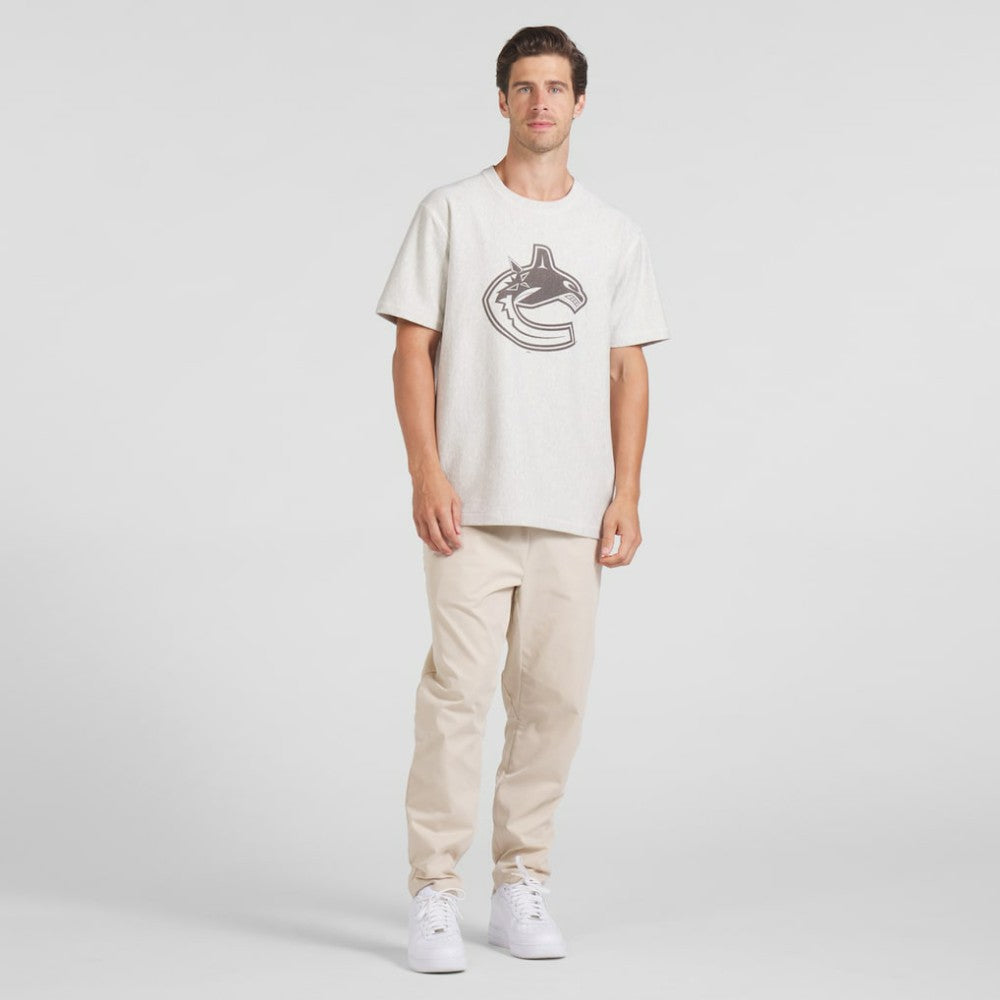 NHL Vancouver Canucks Fanatics Made in Canada T-Shirt - Cream