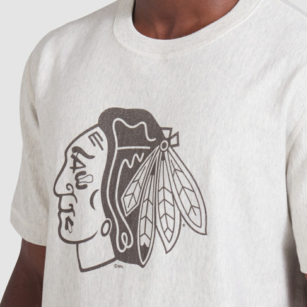 NHL Chicago Blackhawks Fanatics Made in Canada T-Shirt - Cream
