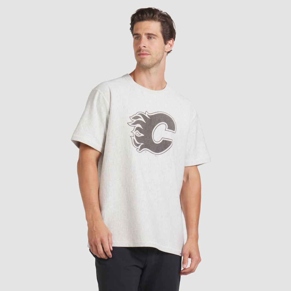 NHL Calgary Flames Fanatics Made in Canada T-Shirt - Cream