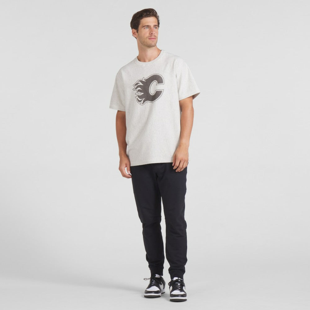 NHL Calgary Flames Fanatics Made in Canada T-Shirt - Cream