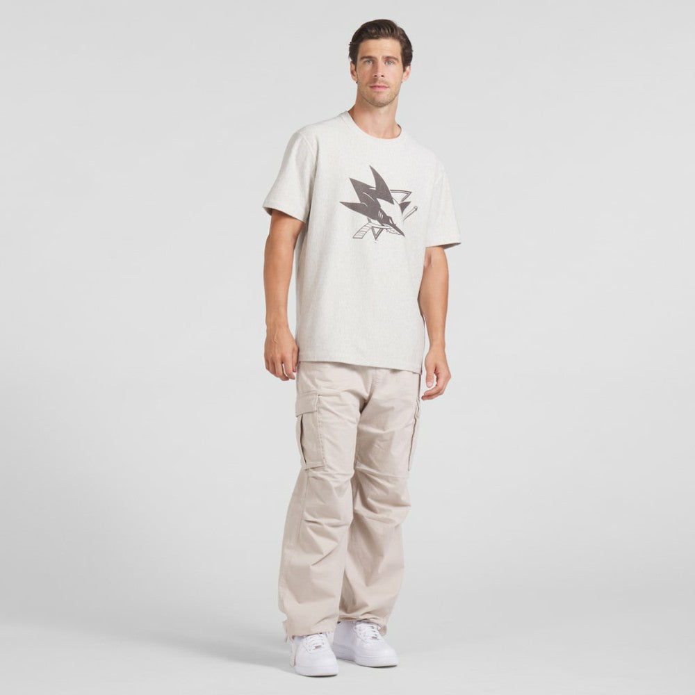 NHL San Jose Sharks Fanatics Made in Canada T-Shirt - Cream
