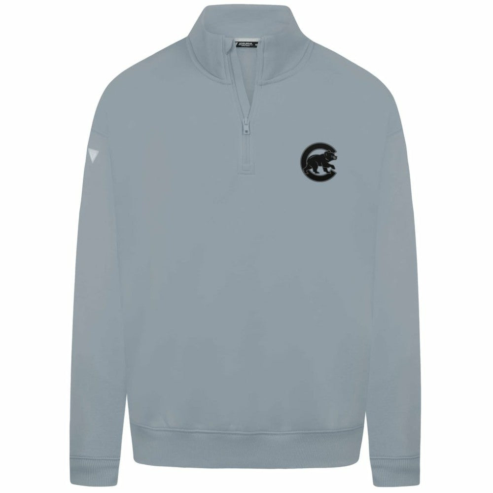 Chicago Cubs Levelwear Murray Nightfall Quarter-Zip Top - Gray Tops