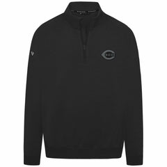 Cincinnati Reds Levelwear Murray Nightfall Quarter-Zip Top - Black Tops