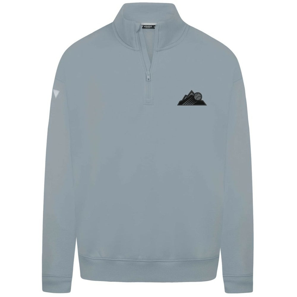 Colorado Rockies Levelwear Murray Nightfall Quarter-Zip Top - Gray Tops