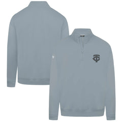 Minnesota Twins Levelwear Murray Nightfall Quarter-Zip Top - Gray Tops