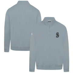 Seattle Mariners Levelwear Murray Nightfall Quarter-Zip Top - Gray Tops