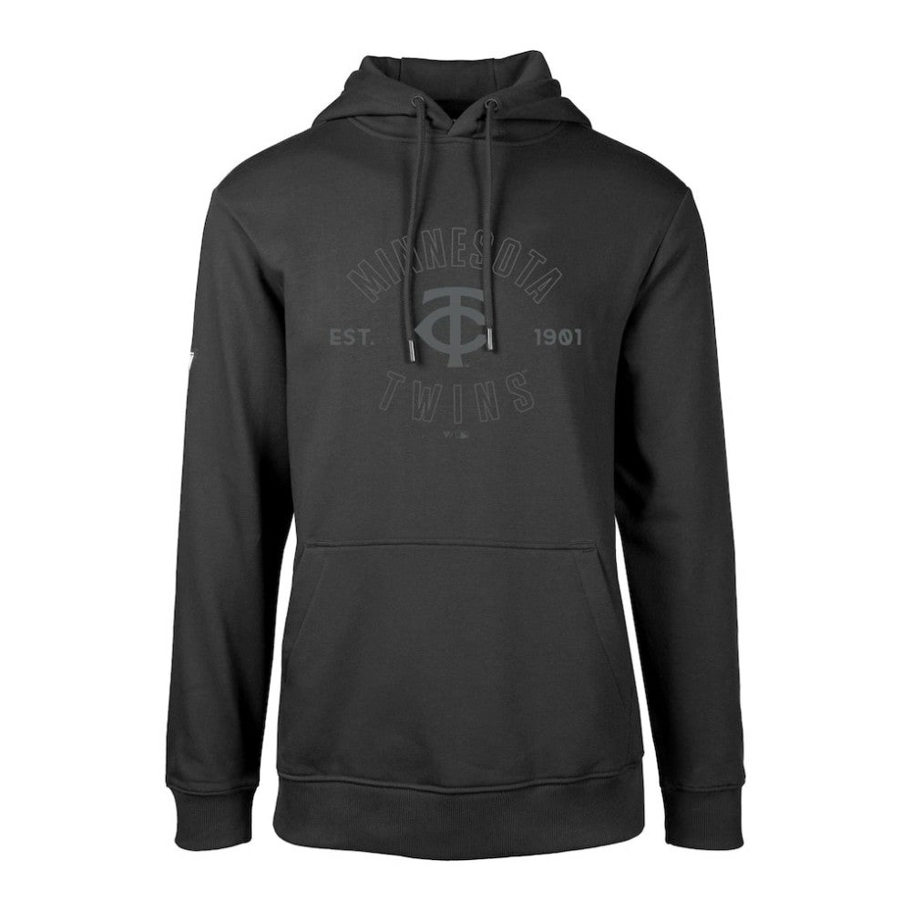 Minnesota Twins Levelwear Podium Abyssal Pullover Hoodie - Black Hoodies