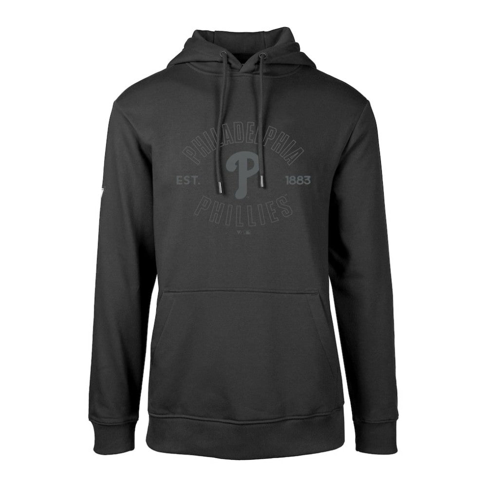 Philadelphia Phillies Levelwear Podium Abyssal Pullover Hoodie - Black Hoodies