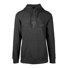 Philadelphia Phillies Levelwear Podium Abyssal Pullover Hoodie - Black Hoodies