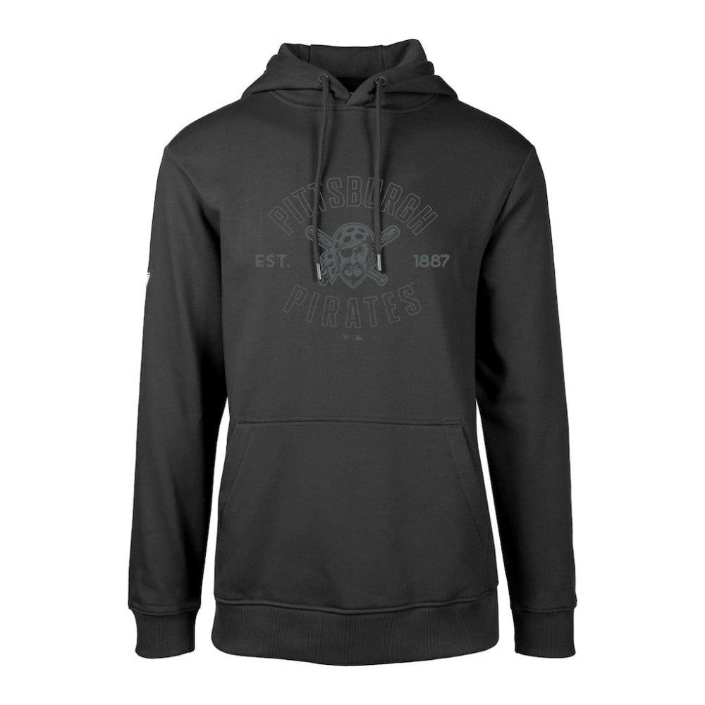 Pittsburgh Pirates Levelwear Podium Abyssal Pullover Hoodie - Black Hoodies