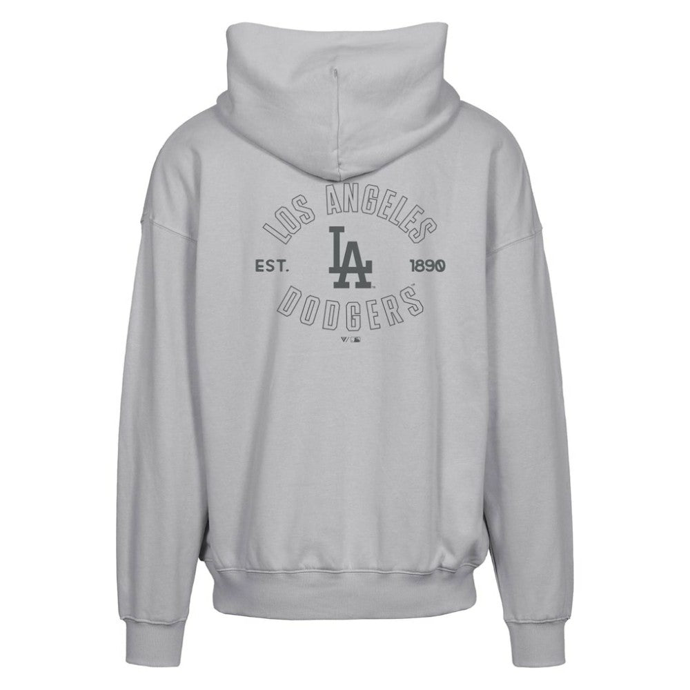 Los Angeles Dodgers Levelwear Uphill Abyssal Full-Zip Hoodie - Gray Hoodies