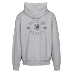 San Diego Padres Levelwear Uphill Abyssal Full-Zip Hoodie - Gray Hoodies