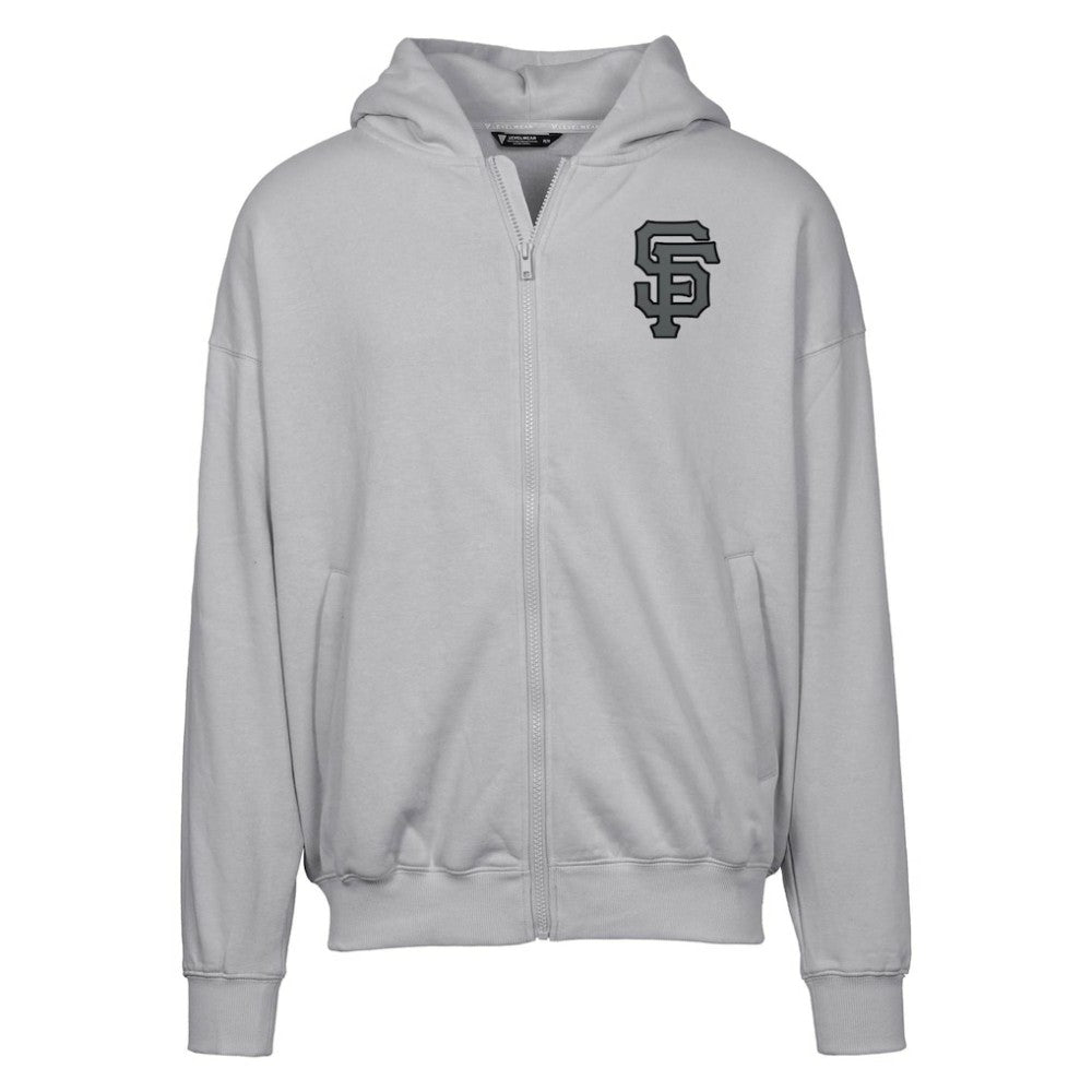 San Francisco Giants Levelwear Uphill Abyssal Full-Zip Hoodie - Gray Hoodies