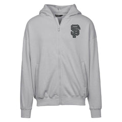 San Francisco Giants Levelwear Uphill Abyssal Full-Zip Hoodie - Gray Hoodies