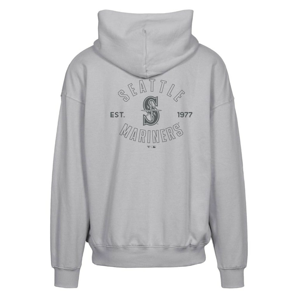 Seattle Mariners Levelwear Uphill Abyssal Full-Zip Hoodie - Gray Hoodies