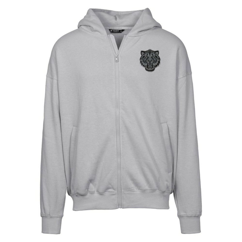 Detroit Tigers Levelwear Uphill Abyssal Full-Zip Hoodie - Gray Hoodies