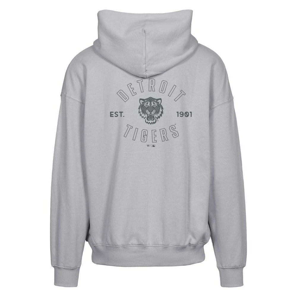 Detroit Tigers Levelwear Uphill Abyssal Full-Zip Hoodie - Gray Hoodies