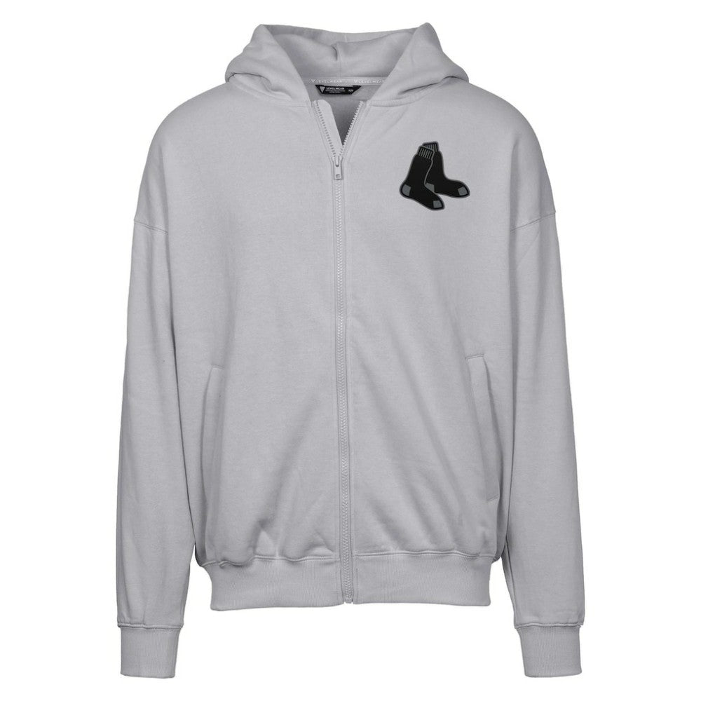 Boston Red Sox Levelwear Uphill Abyssal Full-Zip Hoodie - Gray Hoodies