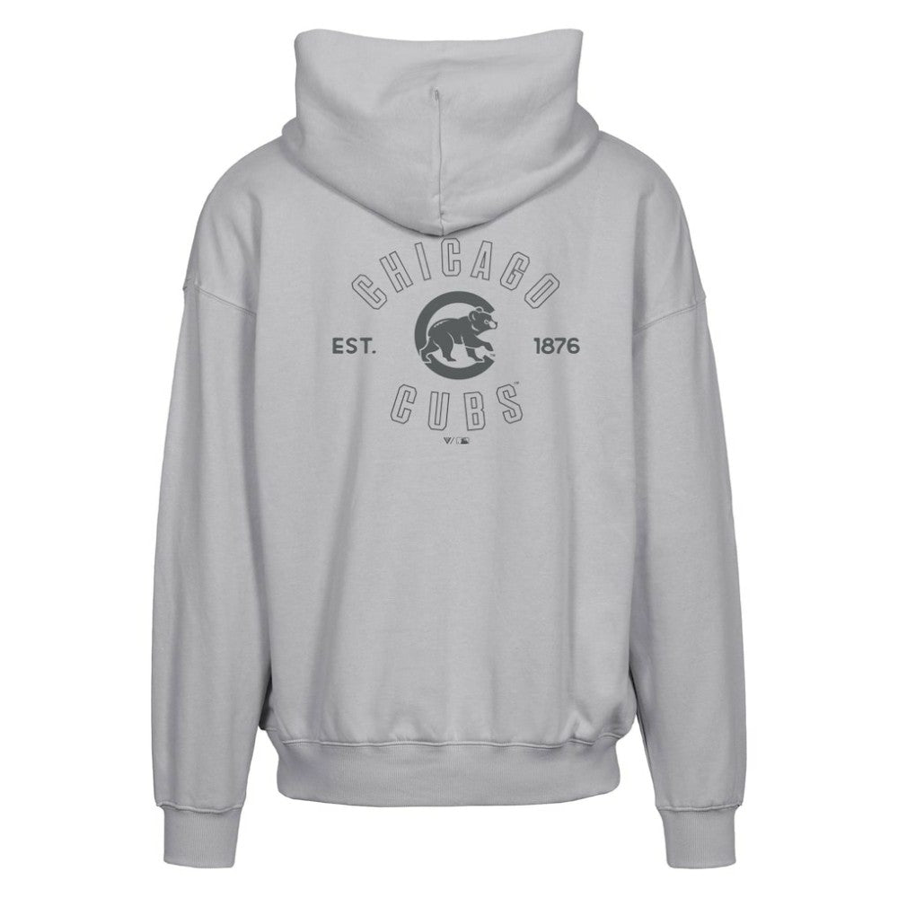 Chicago Cubs Levelwear Uphill Abyssal Full-Zip Hoodie - Gray Hoodies