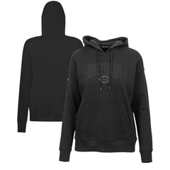 Cincinnati Reds Levelwear Women's Adorn Darkmoon Pullover Hoodie - Black Hoodies