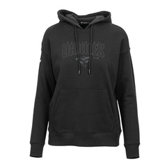 Baltimore Orioles Levelwear Women's Adorn Darkmoon Pullover Hoodie - Black Hoodies