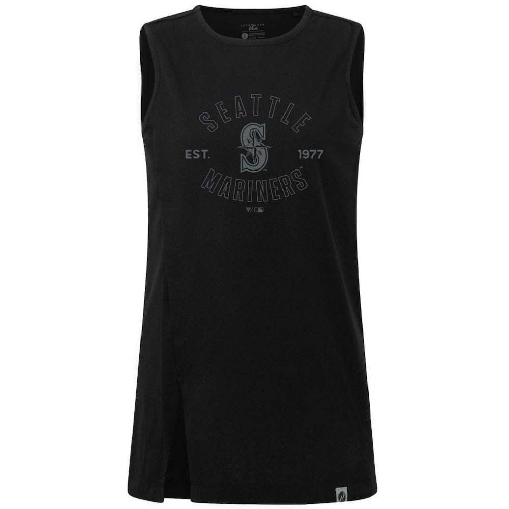 Seattle Mariners Levelwear Women's Influx Abyssal Tank Top - Black Tanks