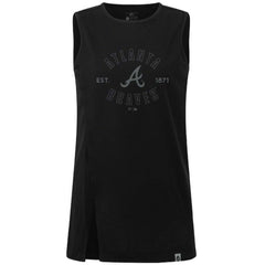 Atlanta Braves Levelwear Women's Influx Abyssal Tank Top - Black Tanks