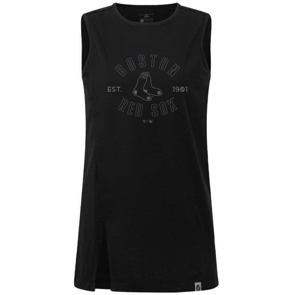 Boston Red Sox Levelwear Women's Influx Abyssal Tank Top - Black Tanks