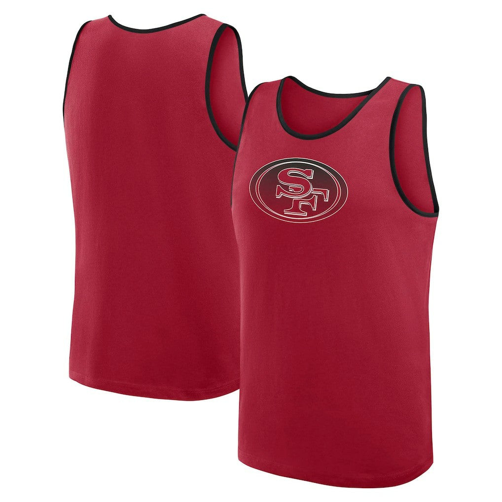 San Francisco 49ers Logo Athletic Unmatched Success Tank Top Scarlet