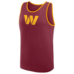 Washington Commanders Logo Athletic Unmatched Success Tank Top Burgundy
