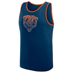 Chicago Bears Logo Athletic Unmatched Success Tank Top Navy