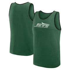 New York Jets Logo Athletic Unmatched Success Tank Top Green