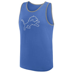Detroit Lions Logo Athletic Unmatched Success Tank Top Blue
