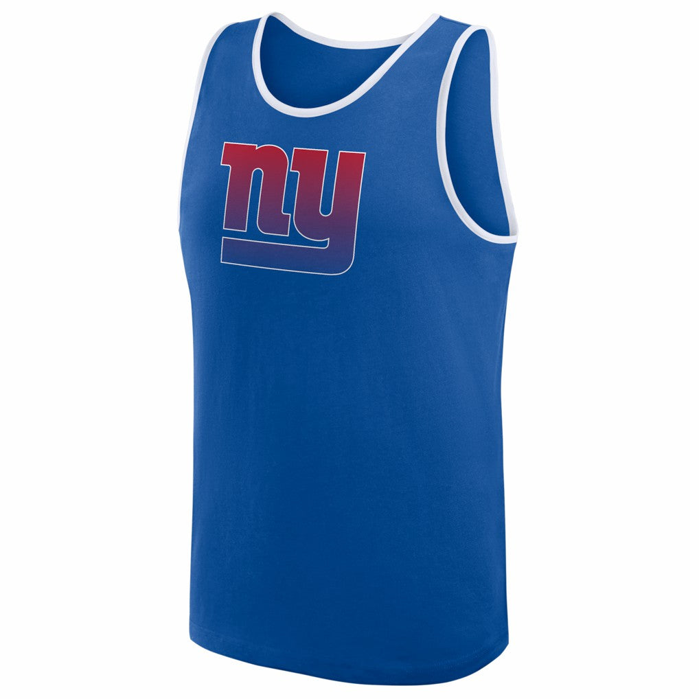 New York Giants Logo Athletic Unmatched Success Tank Top Royal