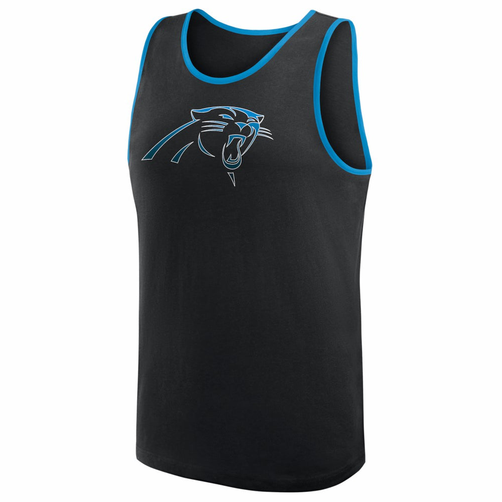 Carolina Panthers Logo Athletic Unmatched Success Tank Top Black
