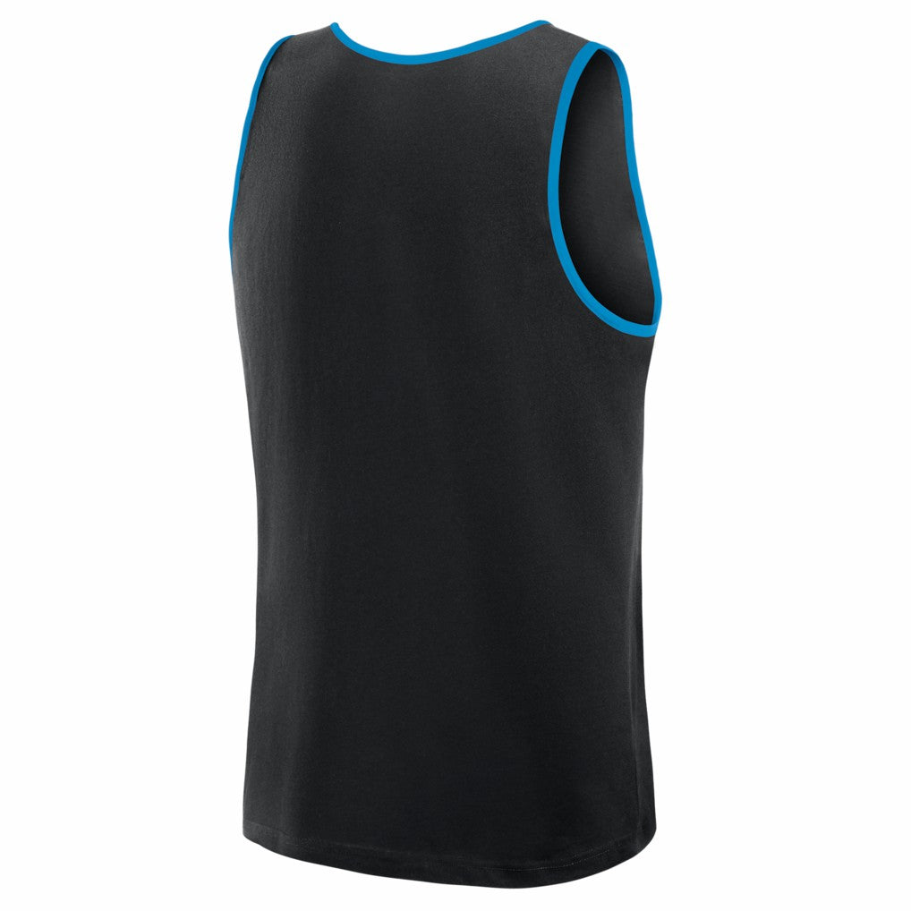 Carolina Panthers Logo Athletic Unmatched Success Tank Top Black