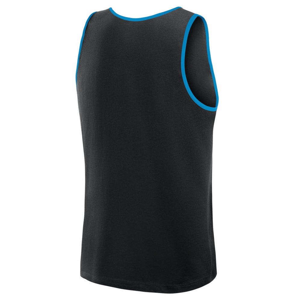 Carolina Panthers Logo Athletic Unmatched Success Tank Top Black
