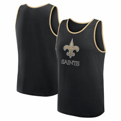 New Orleans Saints Logo Athletic Unmatched Success Tank Top Black