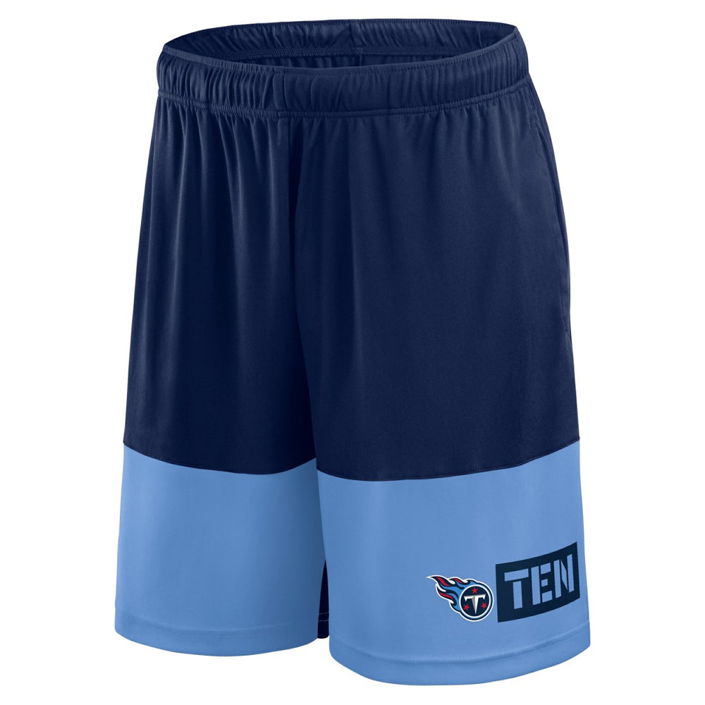 Tennessee Titans Logo Athletic Best of the Best Shorts Navy