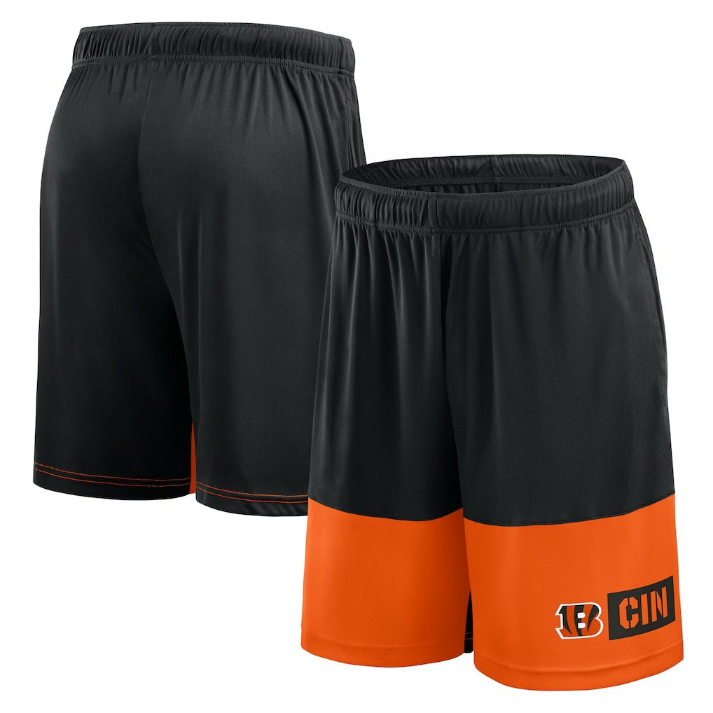 Cincinnati Bengals Logo Athletic Best of the Best Shorts Black
