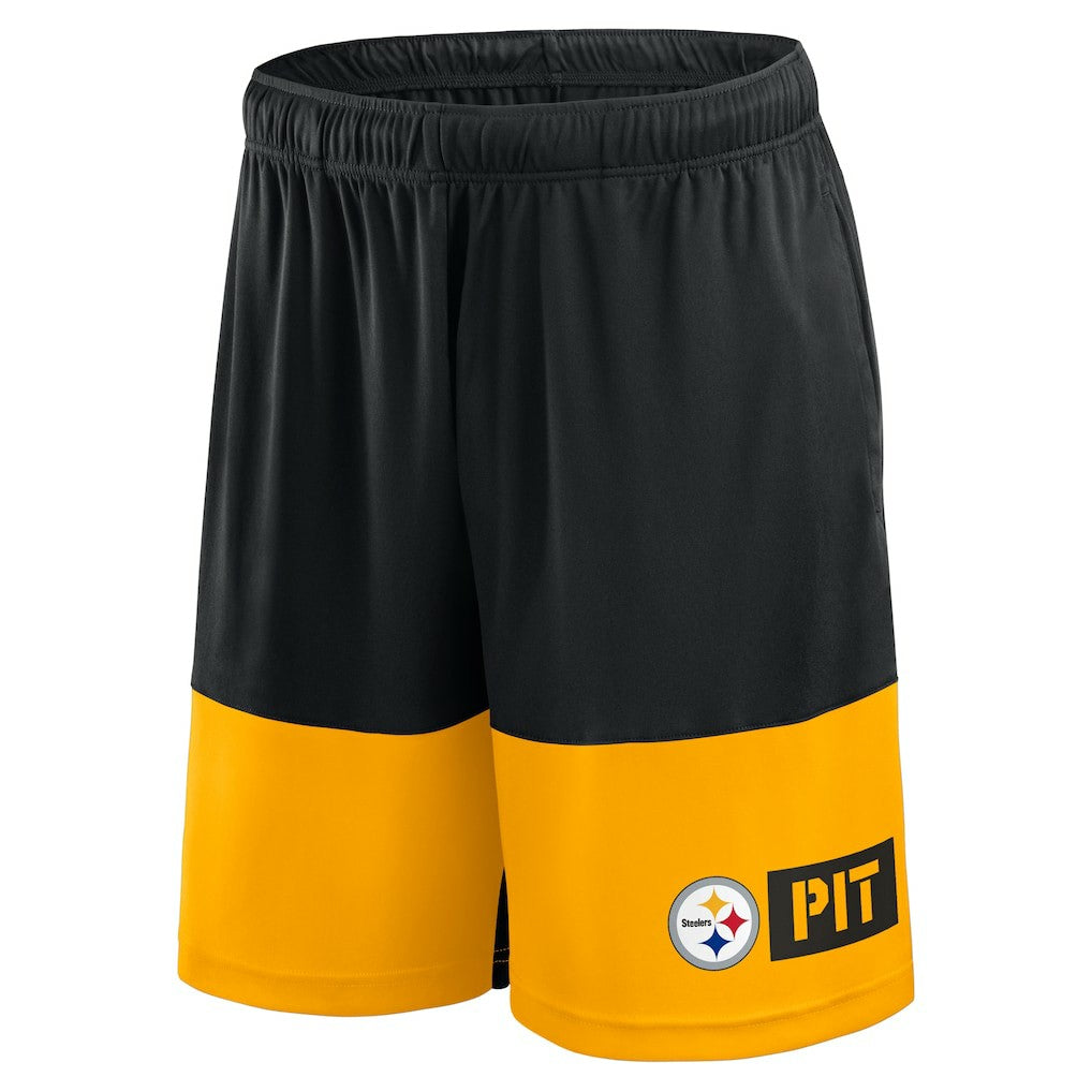 Pittsburgh Steelers Logo Athletic Best of the Best Shorts Black