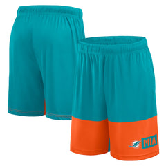 Miami Dolphins Logo Athletic Best of the Best Shorts Aqua