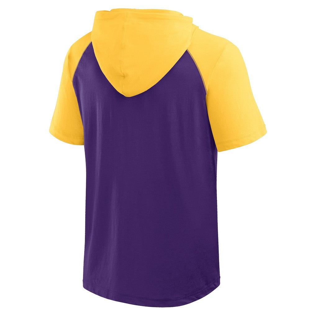 Minnesota Vikings Logo Athletic Prime Hoodie T-Shirt Purple