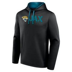 Jacksonville Jaguars Logo Athletic Head Start Pullover Hoodie Black